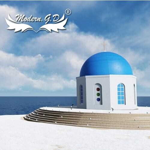 Prefab dome house and Geodesic building prefabricated for vacation（32.4square meters