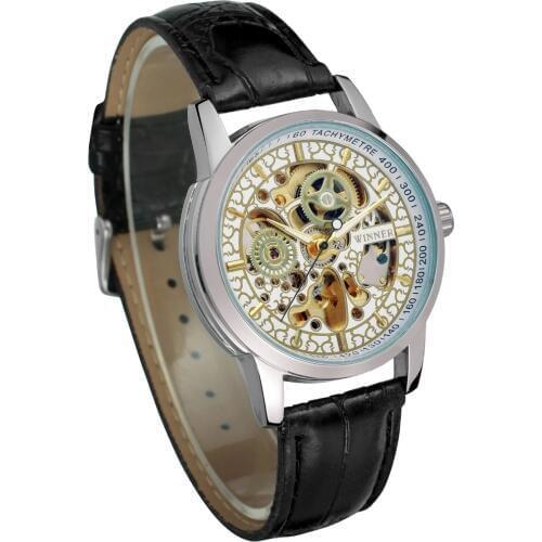 T- winner Luxury Top Brand Mens Mechanical Wristwatches Business Casual Men Watches Gifts erkek kol saati top Reloj Hombre