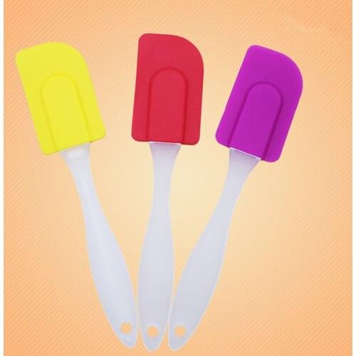 Heat Resistant Flexible Silicone Spatulas Cake Spatula Scraper Kitchen Portable Cake Tool Herramienta De Pastel Торт Инструмент