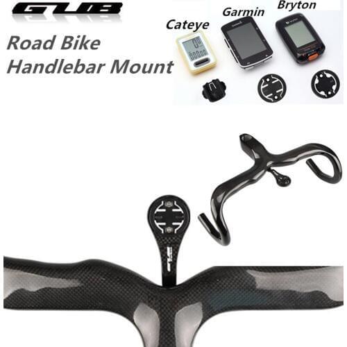 GUB 692 3K Carbon Fibre Road Bike Bicycle Computer Headset Stem Mount Bent Handlebar Holder For GARMIN CATEYE Bryton GoPro Stand