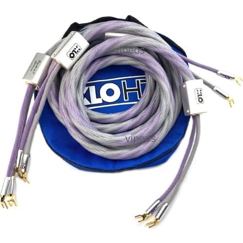 XLO Signature 3 Hifi Adio Speaker Cables Y Spade Connectors or Banana Plug for HIFI HIEND Amplifier System