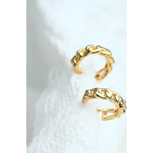 XMWP Women's Gold Earrings