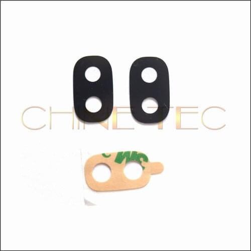 10pcs New original Back Camera Lens with sticker for samsung galaxy J3 J5 J7 2017/J330 J530 J730 F