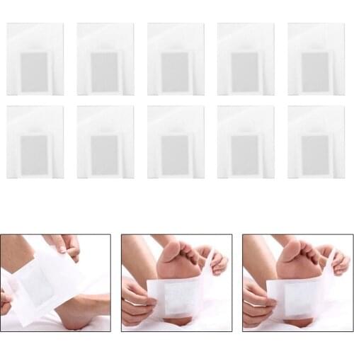 10Pieces Foot Pads Feet Patch Adhesive Sheet Natural Ingredients