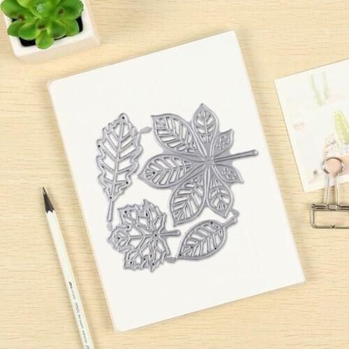 203F Leaves Metal Cutting Dies Stencil DIY Scrapbooking Album Paper Card Template Mold Embossing Craft Decoration