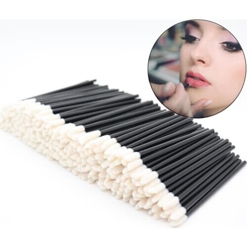 300 Pieces Disposable Lip Brushes Make Up Brush Lipstick Lip Gloss Wands Applicator Tool Makeup Beauty Tool Kits