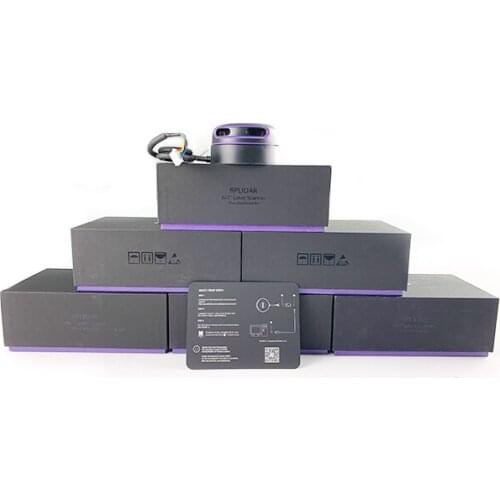 Free shipment! 6PCS Slamtec RPLIDAR A3M1 360 Degree 25 Meters 16000 Times Indoor and Outdoor Availability for robot