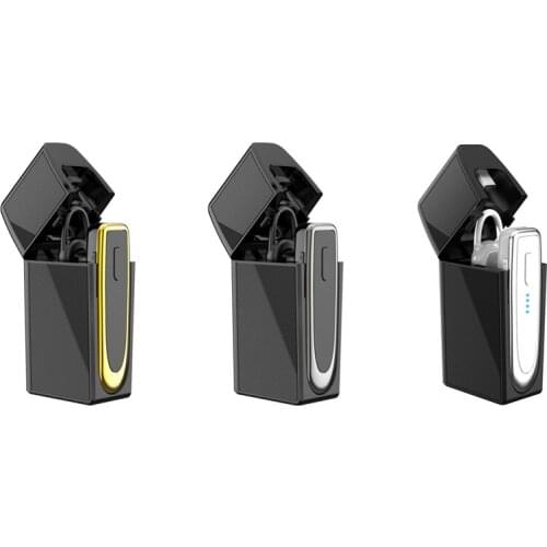 Bluetooth Wireless Headset V5.0 HD Call Hands Free Bluetooth Headset for Cell Phone Driving Business Office