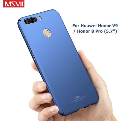 Honor 8 Pro Case Cover Msvii Slim Matte Coque For Huawei Honor 8 Pro Case Huawei v9 Hard PC back Cover For Huawei Honor V9 Cases