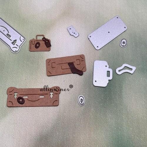 Suitcase Metal Cutting Dies Stencils Die Cut for DIY Scrapbooking Album Paper Card Embossing
