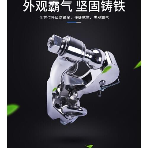 For Toyota LAND CRUISER PRADO FJ120 FJ150 2010- 2020 Stainless steel car trailer hook, professional rescue towing hook