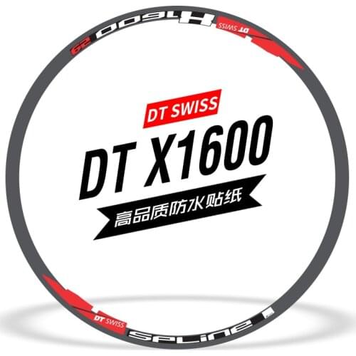 DT 1600 SPLINE mountain wheel set rim sticker bike color change waterproof custom 29