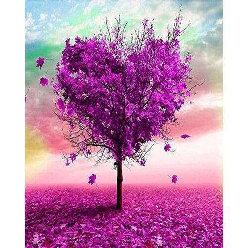 GATYZTORY 50×70cm Love Tree 5D DIY Diamond Painting Scenery Mosaic Art Rhinestone Kits Home Decor Cross Stitch Full Drill