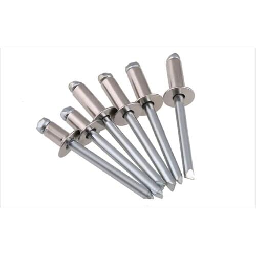 GB12618 304 stainless steel flat head Aluminum pull nails M3 M3.2 M4 M5 nails core rivets decorative rivets