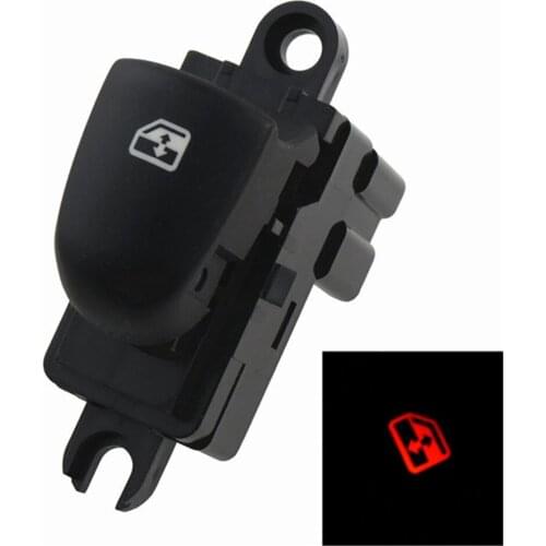 25411-1KL5A-A Passenger Side Power Window Main Switch With Red light For Nissan Qashqai Altima Sylphy Tiida X-Trail 2011-2016