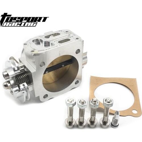 Racing Aluminum Intake Manifold 70mm Throttle Body Performance For Mitsubishi Lancer Evo 4 5 6 4g63
