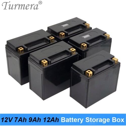 Turmera 12V 24V Uninterrupted Power Supply A and 7Ah 9Ah 12Ah Battery Storage Box with Indicator Apply to for Motorcycle Battery