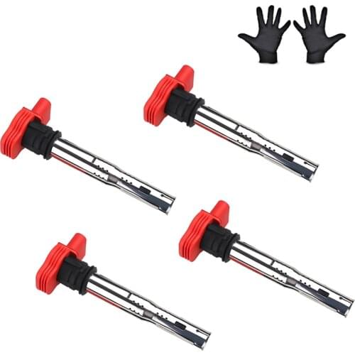 4Pcs Ignition Coil For VW GTI Rabbit Golf Passat CC Jetta For Audi A3/4/5/6 TT Q5/7 R8 S4/5 06E905115E 07K905715F 06E905115F