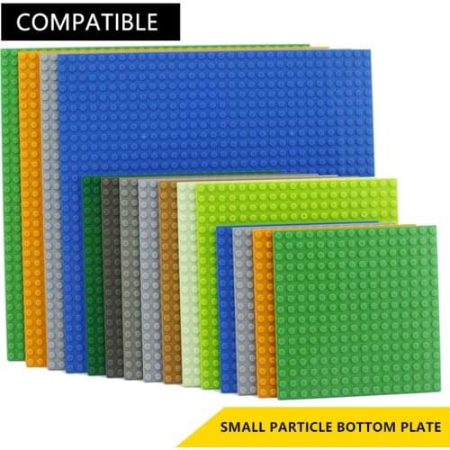 32*32 Dots Base Plate for Small Building Blocks Sets Baseplate Baseboard Bricks Parts DIY Educational Toys for Children