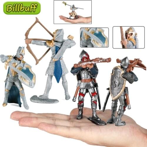 2021 Simulation Action Archer Soldier Figures ABS Models Magic Warrior Scene Collection Dolls Educational toys for children Gift