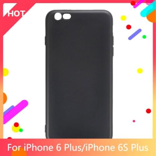 6 Plus Case Matte Soft Silicone TPU Back Cover For iPhone 6S Plus Phone Case Slim shockproof