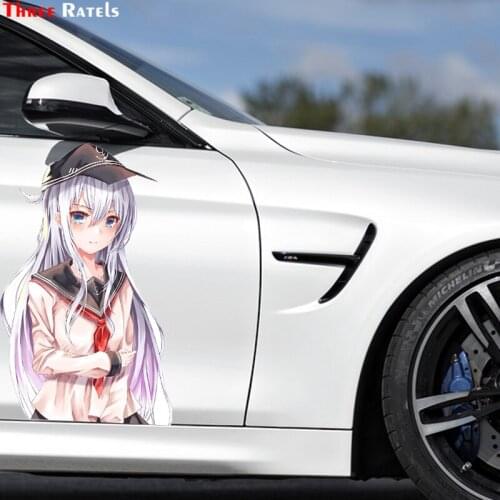 Three Ratels FC597 Hibiki Anime Cute Girl Sticker On Car Bike Waterproof