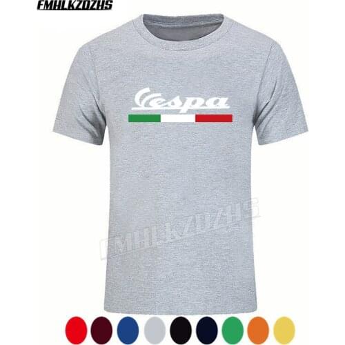 Vespa Service scooter men summer brand T-shirt, fashion high quality classic clothing short-sleeved T shirt, motorcycle Tshirt