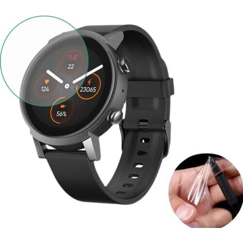 5pcs Soft TPU Clear Protective Film Smartwatch Guard For Ticwatch E3 Sport Smart Watch Screen Protector Cover Protection