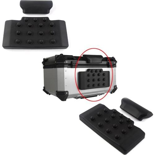 The New Universal Motorcycle Tail Box Backrest Aluminum Alloy Tail Box Cushion Is Suitable for 36L45L 55L 65L 80L