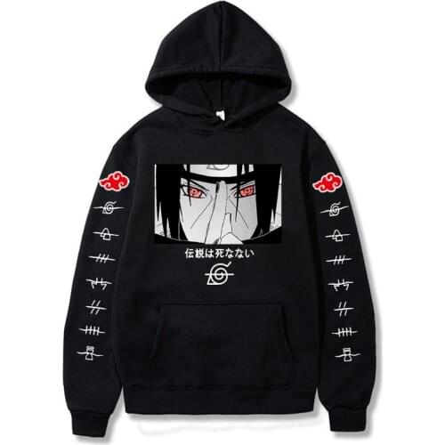 Hot Fashion Hoodies Japanese Anime Streetwear itachi pullover Sweatshirt Men Casual Autumn Winter Hip Hop Hoodie pullover