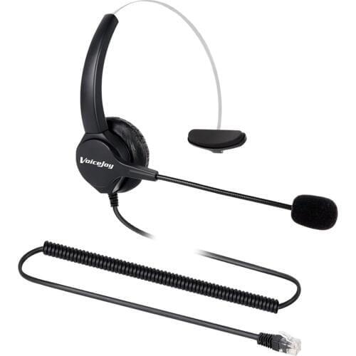 4P4C RJ9 plug Call Center Headphone with Mic for Yealink SIP T20P T21P T22P T26P T32G T41P Grandstream, AVAYA 16XX 96XX series