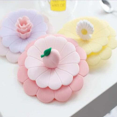 Silicone Covers Water Bottle Can Keep Cold And Thermal Mug With Lid Cartoon Cute And Dustproof Seal Cup 3D Stereo For Tea