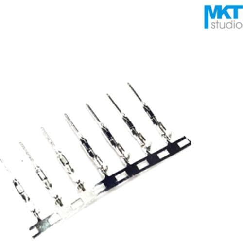 1000Pcs Male Metal Crimps Terminals For Dupont 2.54mm Pitch Female Housing Box Header