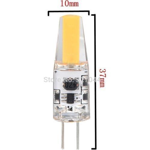 12pcs/lot 360 degree mini G4 COB LED Bulbs 12V 6W 12V lamp Replace for Crystal LED Light Warm Cold White