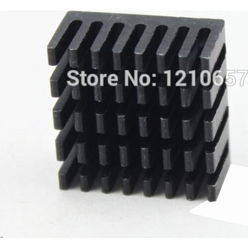 40pcs lot Black Aluminum Heatsink IC Led Heat sinks Cooler 20 x 20 x 10mm