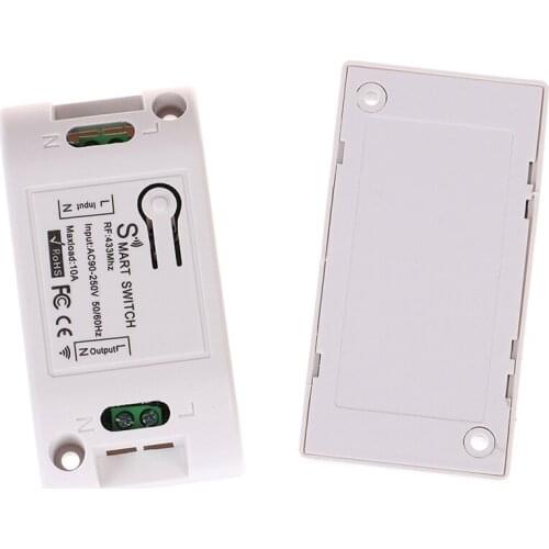 433 Mhz RF Smart Switch Wireless RF Receiver Timer Relay Phone Remote Control High Quality Hot Sale
