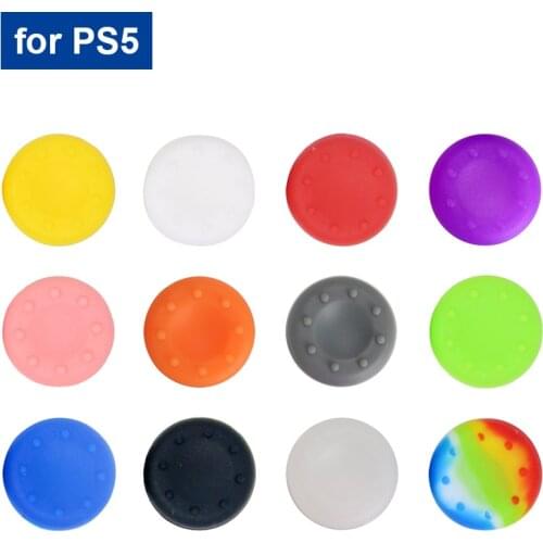 50PCS Thumb Stick Grips Caps For PS4 Pro Slim Silicone Analog Thumbstick Grips Cover For Xbox PS3 PS4 PS5 Accessories