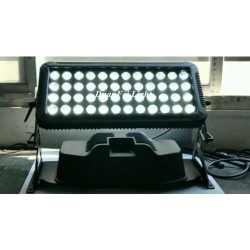 8units Waterproof building led wall washer city color light 48X18W RGBAWUV wall washer church 6in1 led spot light