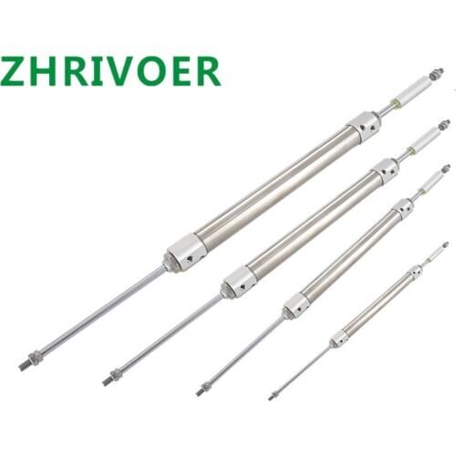 CDJ2B 10mm 12/16mm Bore 10~150mm PBJ pen size Cylinder adjustable stroke Double Acting Single Rod