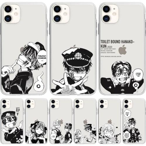 Jibaku Shounen Hanako Kun Toilet-bound Hanako-Kun Silicone Phone Case For iPhone 12 mini 11 pro Xs MAX XR 8 7 6 Plus Cover