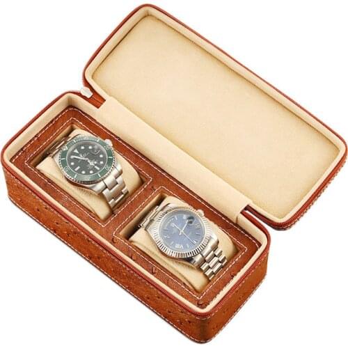 Leather Watch Box Black Mens Watch Storage Boxes Case With Window Jewelry Women Gift Case Fashion Display Jewelry Gift Holder