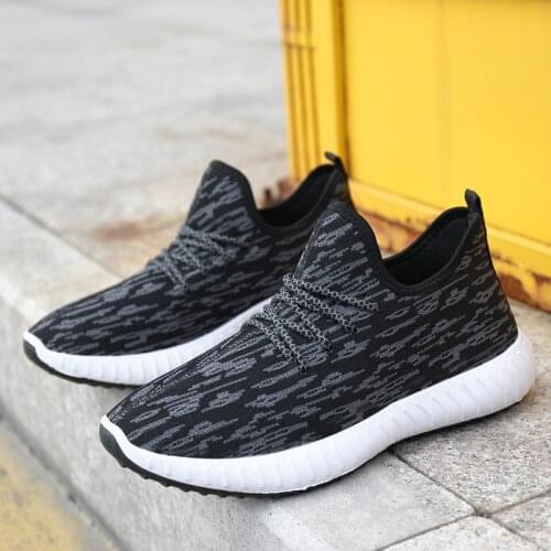 New Spring and Summer Coconut Shoes for Men Casual Running, Flying Knit Fashion Sports Men Calzado Casual Para Hombres Zapatos