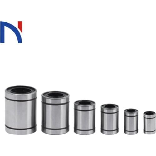 1PC LM8UU LM6UU LM8LUU LM10LUU Linear Bushing CNC Linear Bearings for Linear Shaft parts 3D Printers Parts Linear Ball Bearings