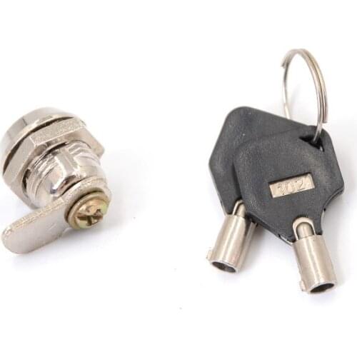 Mini Cam Lock With Keys For Tool Box Zinc Alloy Drawer Cam Locks Mailbox Cabinet Box Lock