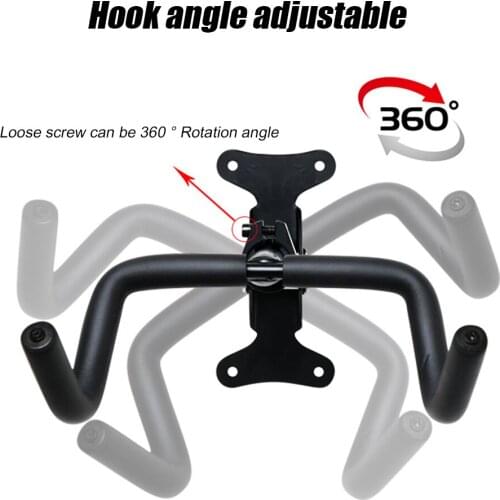 Wall Mount Bicycle Hanger Hooks Foldable Telescopic Aluminum Alloy Bike Display Rack Holder MTB Road Storage Repair Stand