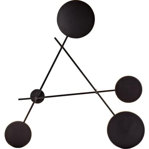 Nordic living room wall lamp modern minimalist personality creative circular staircase aisle wall lamp bedroom designer lamp