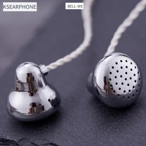 Redefine Flat Bass Upper Limit, Ksearphone 2.5mm 3.5mm DJ Earphone White Bell Bell-We HIFI Head Heavy Bass Earbuds