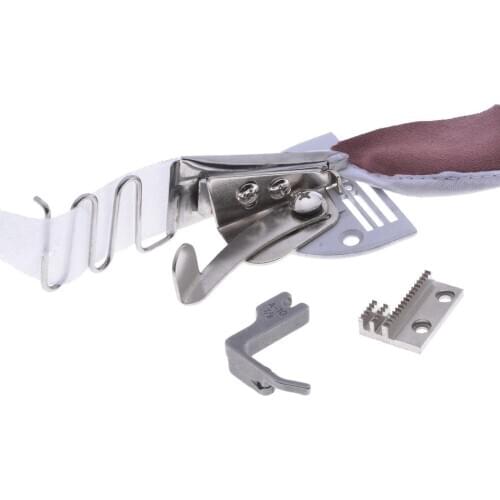 Overlock Folder TAPE SIZE 26mm A10 Hemmer Right Angle Bias Binder For Lockstitch Machine Binding Of Curve Edge