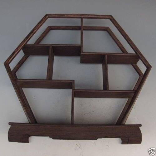 China colección Oriental estante curva de madera