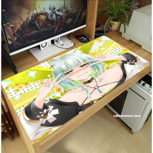 Hot Anime Game Arknights Kal'tsit Cosplay Mouse Pad Thicken Laptop PC Gaming Mice Mat Desk Keyboard Mat Anti-Slip Playmat